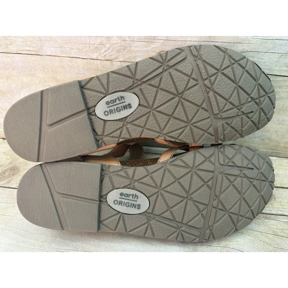 Earth‎ Origins Lyndon Lana Leather Fisherman Women's Sandals Brown Size 6 - Picture 3 of 5